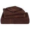 vidaXL 8 Piece Towel Set "FROGN" Brown 360 gsm