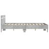 vidaXL Bed Frame without Mattress Concrete Grey 135x190 cm Double