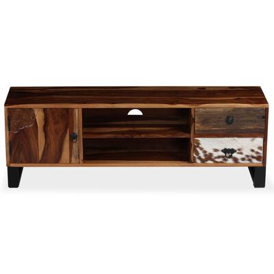 vidaXL TV Cabinet Solid Sheesham Wood 120x30x40 cm