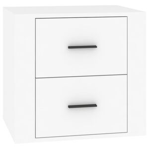 vidaXL Bedside Cabinet White 50x39x47 cm