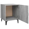 vidaXL Bedside Cabinets 2 pcs Grey Sonoma Engineered Wood