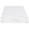 vidaXL Wall Shelf White Marble 80 x 23.5 x 4 cm Engineered Wood