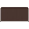 vidaXL Garden Storage Box Brown 120x50x60 cm Poly Rattan