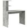 vidaXL Desk 2 pcs Concrete Grey