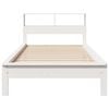 vidaXL Bookcase Bed without Mattress White 100x200 cm Solid Wood Pine