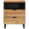 vidaXL Bedside Cabinet Brown 50 x 33 x 62 cm Solid Acacia wood