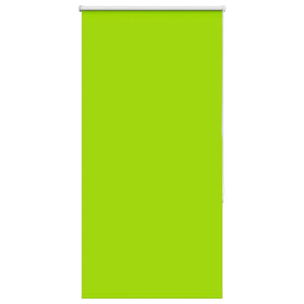 vidaXL Roller Blind Blackout Leaves Green 85x175 cm Fabric Width 80.7 cm Polyester