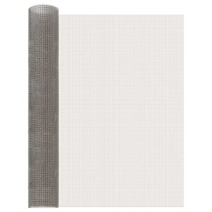 vidaXL Mesh Screen 80 x 500 cm 3 Mesh Stainless Steel 201 Silver