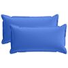 vidaXL Cushion Cover 2 pcs HOUTEN Royal Blue 40 x 80 cm Polyester