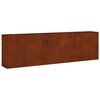 vidaXL Garden Raised Bed 280x40x80 cm Corten Steel