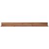 vidaXL Wall Shelves 2 pcs 120x10x10 cm Solid Teak Wood