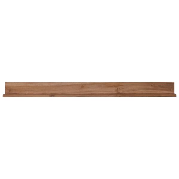 vidaXL Wall Shelves 2 pcs 120x10x10 cm Solid Teak Wood