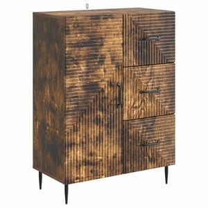 vidaXL Sideboard Smoked Oak 66 x 34.5 x 89.5 cm Engineered Wood