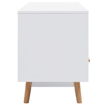 vidaXL TV Cabinet White 160x40x55 cm MDF