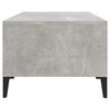 vidaXL Coffee Table Concrete Grey 90x50x36.5 cm Engineered Wood