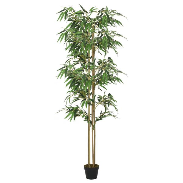 vidaXL Artificial Bamboo Tree 1216 Leaves 180 cm Green