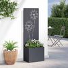 vidaXL Garden Privacy Screen Anthracite 50 x 140 cm Cold-rolled steel