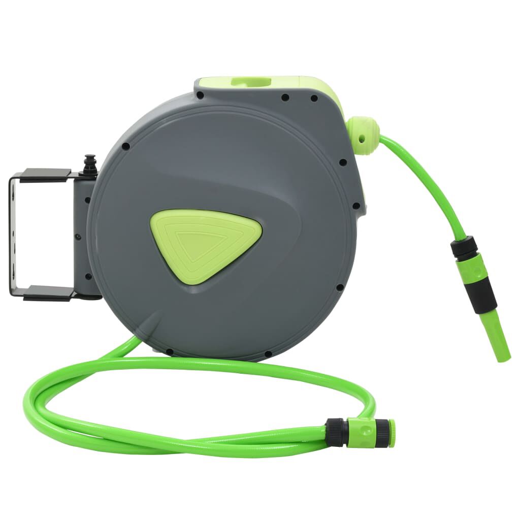Retractable water outlet hose reel