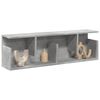 vidaXL Wall Cabinet 100x20x30 cm Concrete Grey Engineered Wood