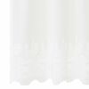 vidaXL Lace Curtain with Curtains Floral White 100 x 200 cm Polyester