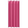 vidaXL Blackout Curtains with Rings 2 pcs Bright Pink 260 x 140 cm