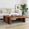 vidaXL Coffee Table Old Wood 100x100x35 cm Engineered Wood