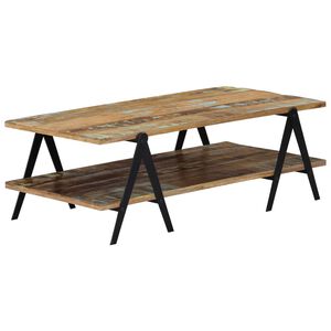 vidaXL Coffee Table 115x60x40 cm Solid Reclaimed Wood