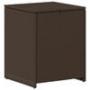 vidaXL Cushion Box 55 x 55 x 69 cm steel
