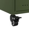 vidaXL Bedside Cabinets 2 pcs Olive Green 36x39x59 cm Steel