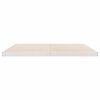 vidaXL Floor Bed Frame White 213.5 x 184 x 9 cm Solid Pine Wood