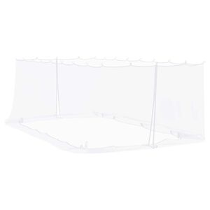 vidaXL Mosquito Net for Gazebo 220 mesh White 6 x 3 x 2 m Polyester