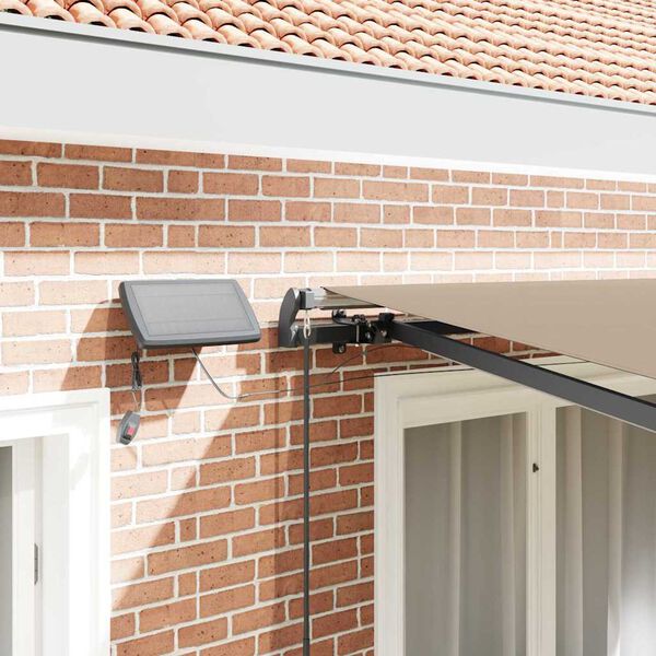 vidaXL Retractable Awning Manual Beige 300 x 250 cm Fabric