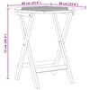 vidaXL Garden Table Folding Natural 60 x 60 x 72 cm Solid Acacia Wood