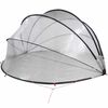 vidaXL Pool Dome Folding Manual Transparent 472 x 460 x 229 cm PVC