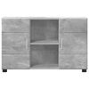 vidaXL Sideboard with Shelf FLORIN Concrete Grey 88.5 x 30.5 x 55.5 cm