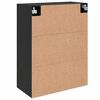 vidaXL Wall-Mounted Cabinet 2 pcs Black Oak 69.5 x 34 x 90 cm