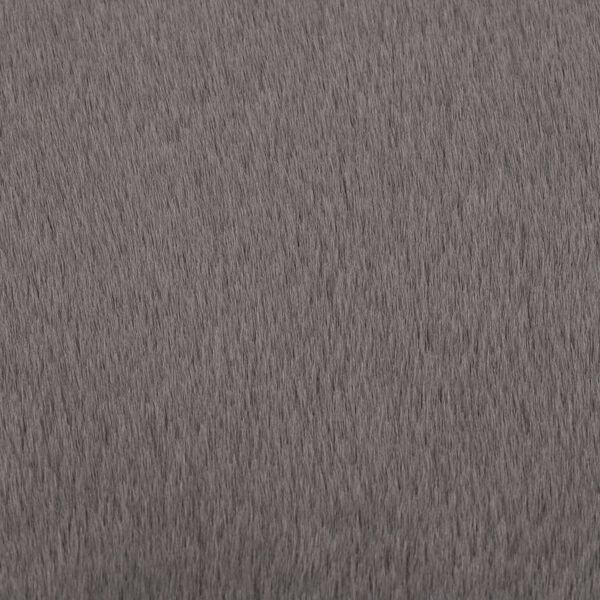 vidaXL Rug 80 cm Faux Rabbit Pelt Dark Grey