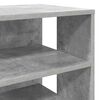 vidaXL Shoe Cabinet with Shelf 2 pcs Concrete Grey Engineered Wood
