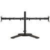 vidaXL Dual Monitor Stand Black Steel VESA 75/100 mm