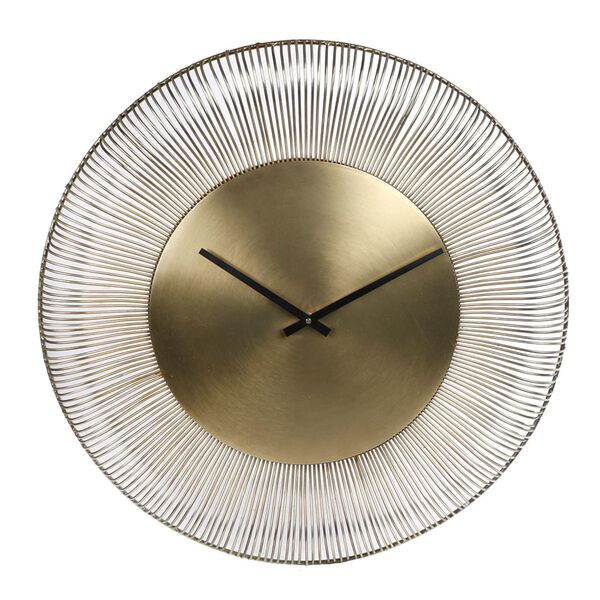 Gifts Amsterdam Wall Clock Caroline Metal Gold 5.5x54 cm