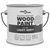 vidaXL Wood Paint Grey 16.5 x 16.5 x 15.9 cm Wall Print