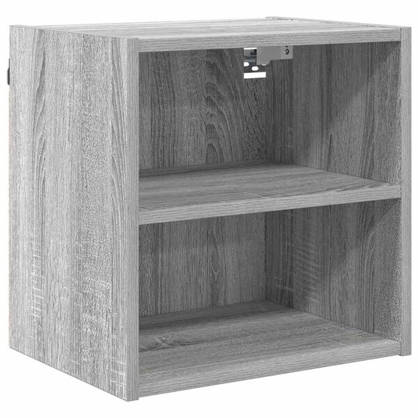 vidaXL Hanging Cabinet Grey Sonoma 40 x 29.5 x 40 cm Engineered Wood