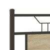 vidaXL Bed Frame without Mattress Sonoma Oak 150x200 cm King Size Engineered Wood