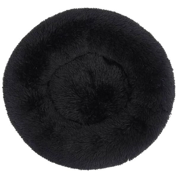 vidaXL Washable Dog & Cat Cushion Black 90x90x16 cm Plush