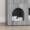 vidaXL Sideboard Grey Sonoma 80.5 x 35 x 59 cm Engineered Wood