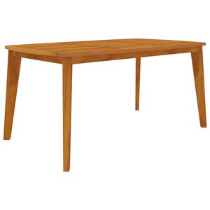 vidaXL Garden Table 160x90x75 cm Solid Wood Acacia