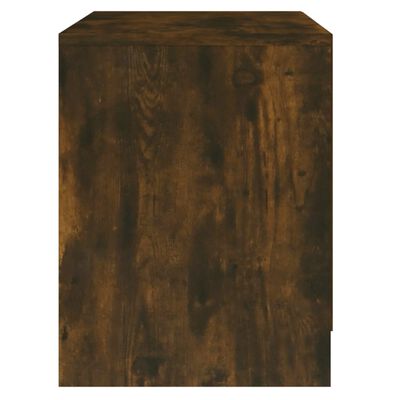 vidaXL Bedside Cabinets 2 pcs Smoked Oak 45x34.5x44.5 cm Engineered Wood