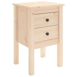vidaXL Bedside Cabinet 40x35x61.5 cm Solid Wood Pine