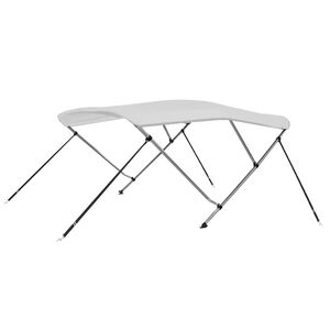 vidaXL 3 Bow Bimini Top White 183x140x137 cm