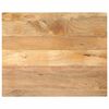 vidaXL Table Top 90x80x3,8 cm Rectangular Solid Wood Mango